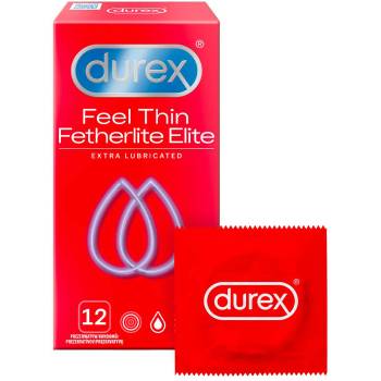 Image 1 of Durex Feel Thin Extra Lubricated 12 pack