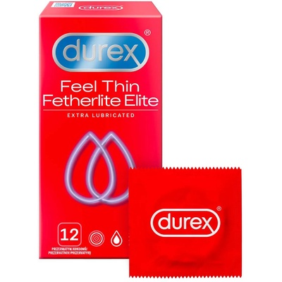 Durex Feel Thin Extra Lubricated 12 pack