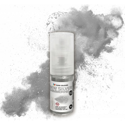 Food Colours Třpytky v rozprašovači Shimmering Silver 5 g
