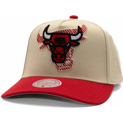 Mitchell & Ness Off Tilted NBA Chicago Bulls Off White