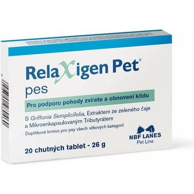 NBF Lanes Relaxigen Pet pro psy 20 tbl