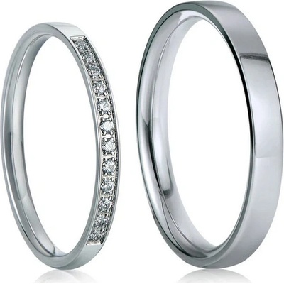 7 Angelic eyes Snubní ocelové prsteny Aladin a Jasmína 045