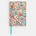 Sentio Бележник с ластик А5, 80л. Paisley Lt Blue