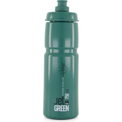 Elite Бутилка за велосипед Elite Jet Green Cycling water bottles - Dark Green / White Logo - размер 750 ml (533-1990-0112)