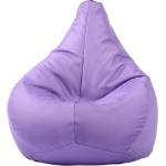 PUFRELAX Пуф, круша за деца 4-14 г. , 160л. Nirvana Light, Panama Violet, Водоустойчив, Перящ се калъф, Пълнеж от Полистиролни перли, 8377 (PUF-G-NL-PEX-VLT) - topmarket