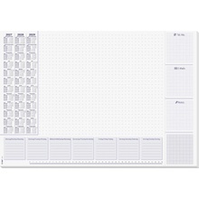 Sigel H7355 psací podložka 3letý kalendář týdenní plán 59,5 cm x 41 cm 30 listů H7355