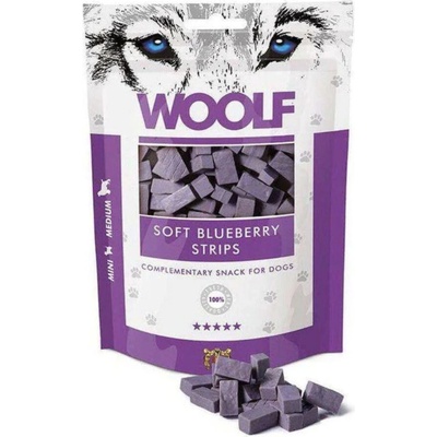 WOOLF pamlsok čučoriedkové kocky s kuracím mäsom 100 g