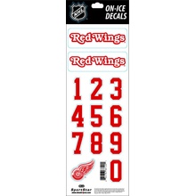 Sportstape ALL IN ONE HELMET DECALS - DETROIT RED WINGS