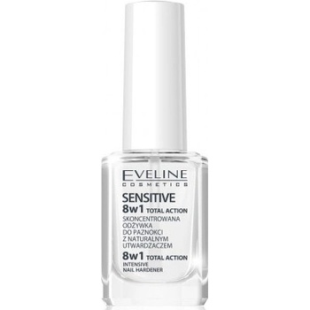 Eveline Cosmetics Nail Therapy Professional kondicionér na nehty se třpytkami 8 in 1 12 ml