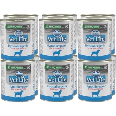 Farmina Vet Life Хипоалергенна патица и картофи за кучета 12x300 г