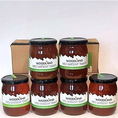 Woodland Med smíšený tmavý "Louka+les" 6 x 720 g