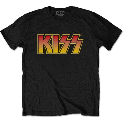 Kiss tričko Classic Logo čierne