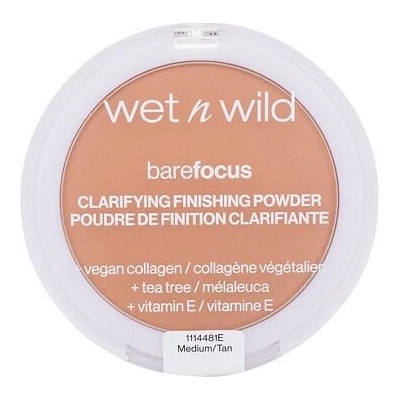 Wet n Wild Bare Focus Clarifying Finishing Powder zmatňující púder medium-tan 6 g