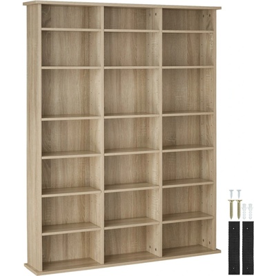 Tectake Stevie 105,5 × 19 × 136,5 cm - světlé dřevo, dub Sonoma