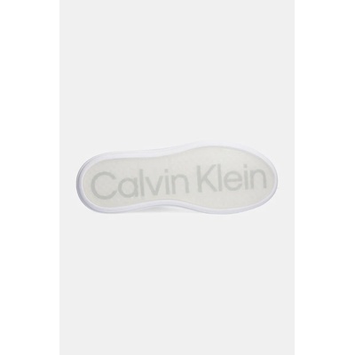 Calvin Klein Кожени маратонки Calvin Klein LOW TOP LACE UP LTH в бяло HM0HM01016 (HM0HM01016)