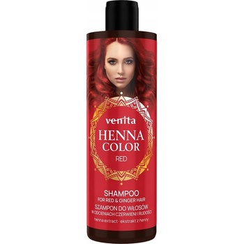 Venita Henna Color RED šampon na červené a zrzavé vlasy 300 ml