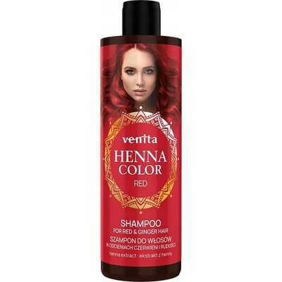 Venita Henna Color RED šampon na červené a zrzavé vlasy 300 ml