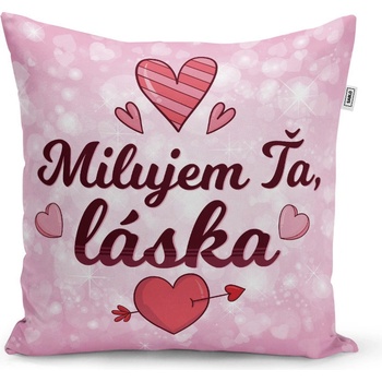 Sablio Vankúš Milujem ťa, láska 40x40