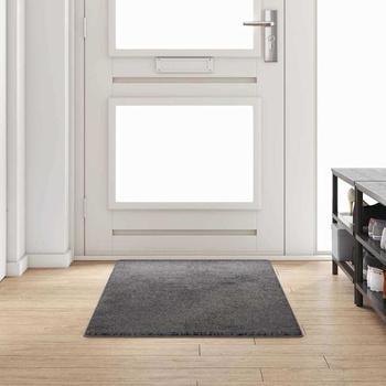 vidaXL Килим пътека Сив 80 x 200 cm 100% Полипропиленов Тапициран (42011389)