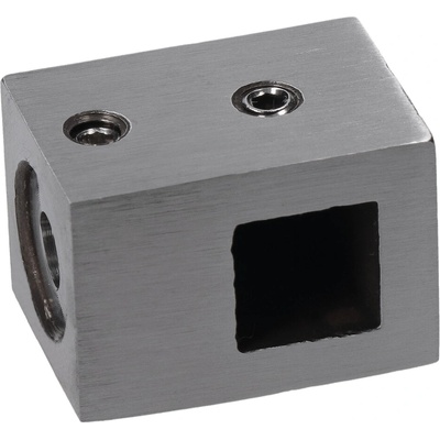 Držák profilu 12 x 12 mm (P), plochý, broušená AISI 304