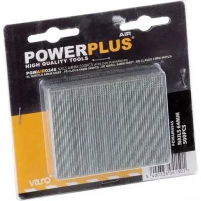 Power Plus Пирони за пневматичен такер POWER PLUS POWAIR0345 / 64mm (5400338041501)