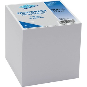 WEDO Кубче бяло 90х90мм, 700л. Wedo