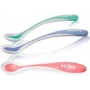 Nuby Lyžička kŕmiaca termo 2 ks modrá