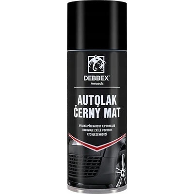 Tectane Autolak čierny mat - 400 ml čierna, sprej