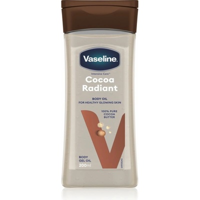 Vaseline Cocoa Radiant telový olej 200 ml
