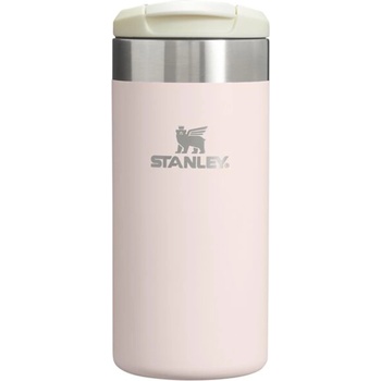 STANLEY 1913 Aerolight Transit Thermo Mug 0.35L - Keeps Hot for 4 Hours - Dishwasher Safe - Coffee Mug To Go Leak-Proof - Compatible with Common Car Drink Holders - Rose - 100000108129