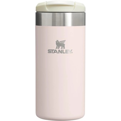 STANLEY 1913 Aerolight Transit Thermo Mug 0.35L - Keeps Hot for 4 Hours - Dishwasher Safe - Coffee Mug To Go Leak-Proof - Compatible with Common Car Drink Holders - Rose - 100000108129