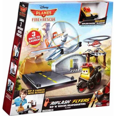 Mattel Planes set s natahovacím lankem