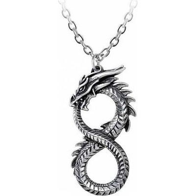 Alchemy Gothic Náhrdelník Infinity Dragon P916