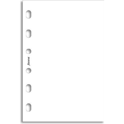 Filofax papír nelinkovaný bílý, 30 listů