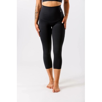 GoldBee Capri Legíny Stahovací Celé Břicho Lycra Black Black