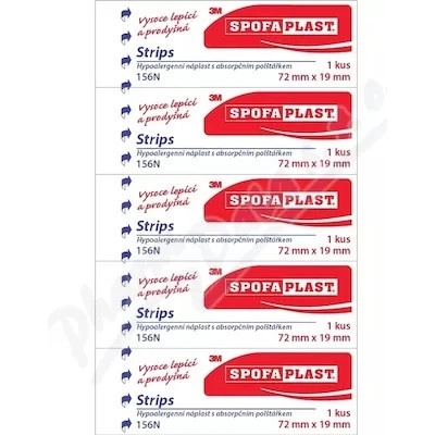 3M Spofaplast 156N pásky 72 x 19 mm 5 ks