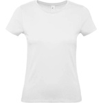 B&C Collection B&c e150 / Дамска тениска с обло деколте - бяла m (01002t00102)