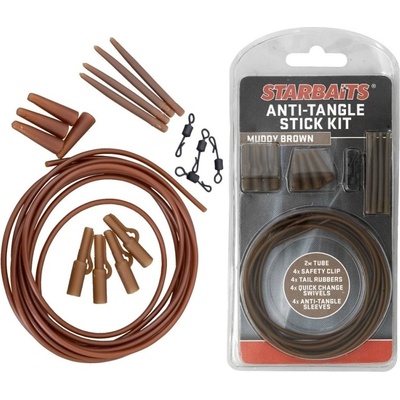 StarBaits Anti Tangle Stick Kit hnedá