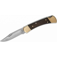 BUCK 110 Hunter Lockback, Ebony Scales, Leather Sheath