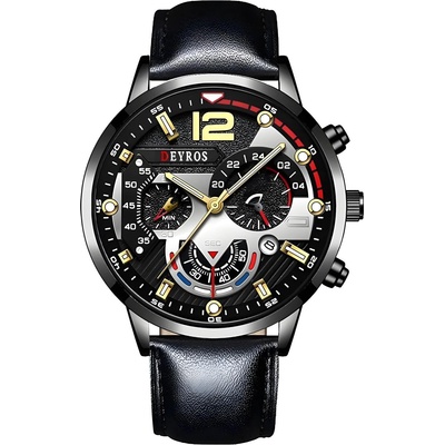 DEYROS Часовник Deyros CL-25955 - Черен KP25955