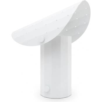 Kaspa Apolin настолна лампа с перфориран абажур, 30 см, бяла (41211101)