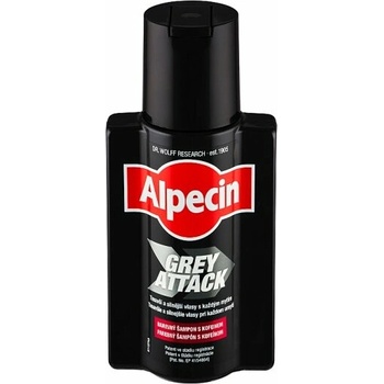 Alpecin Grey Attack černý kofeinový šampon proti šedinám 200 ml