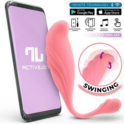 InToYou App Series Vibrating & Swinging Egg with App Pink