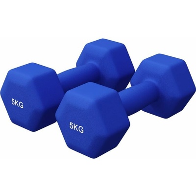 Gorilla Sports Šestihranné neoprénové činky 2 x 5 kg