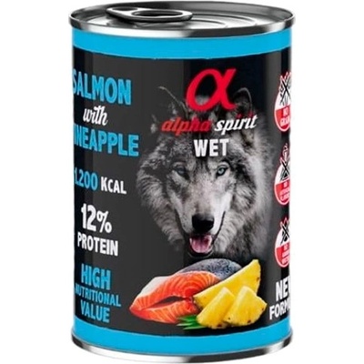 Alpha Spirit Salmon & Pineapple 400 g