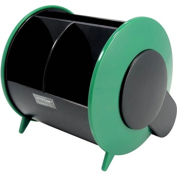 O-Life Органайзер за бюро S-898, празен, черно-зелен (1060180083)