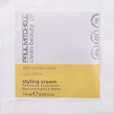 Stylingový krém na vlasy Paul Mitchell Clean Beauty Styling Cream - 7,4 ml