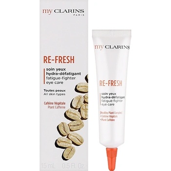 Clarins My Clarins Re-Fresh Eye De-Puffer гел за околоочната зона против отоци и тъмни кръгове унисекс 15 мл