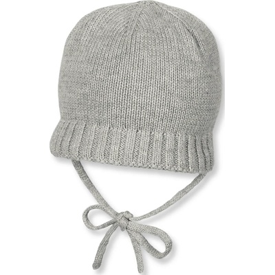Sterntaler Плетена шапка с поларена подплата Sterntaler - 49 cm, 12-18 месеца, сива (4701600-542)