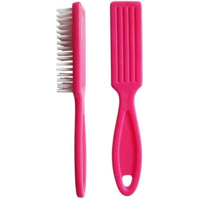 Duko Kartáček na ruce s rukojetí 23x150 mm růžový